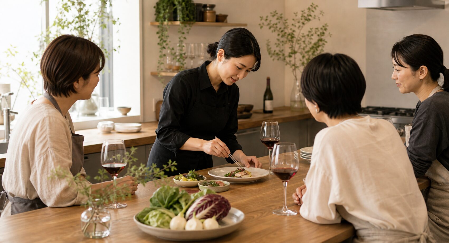 料理教室の様子